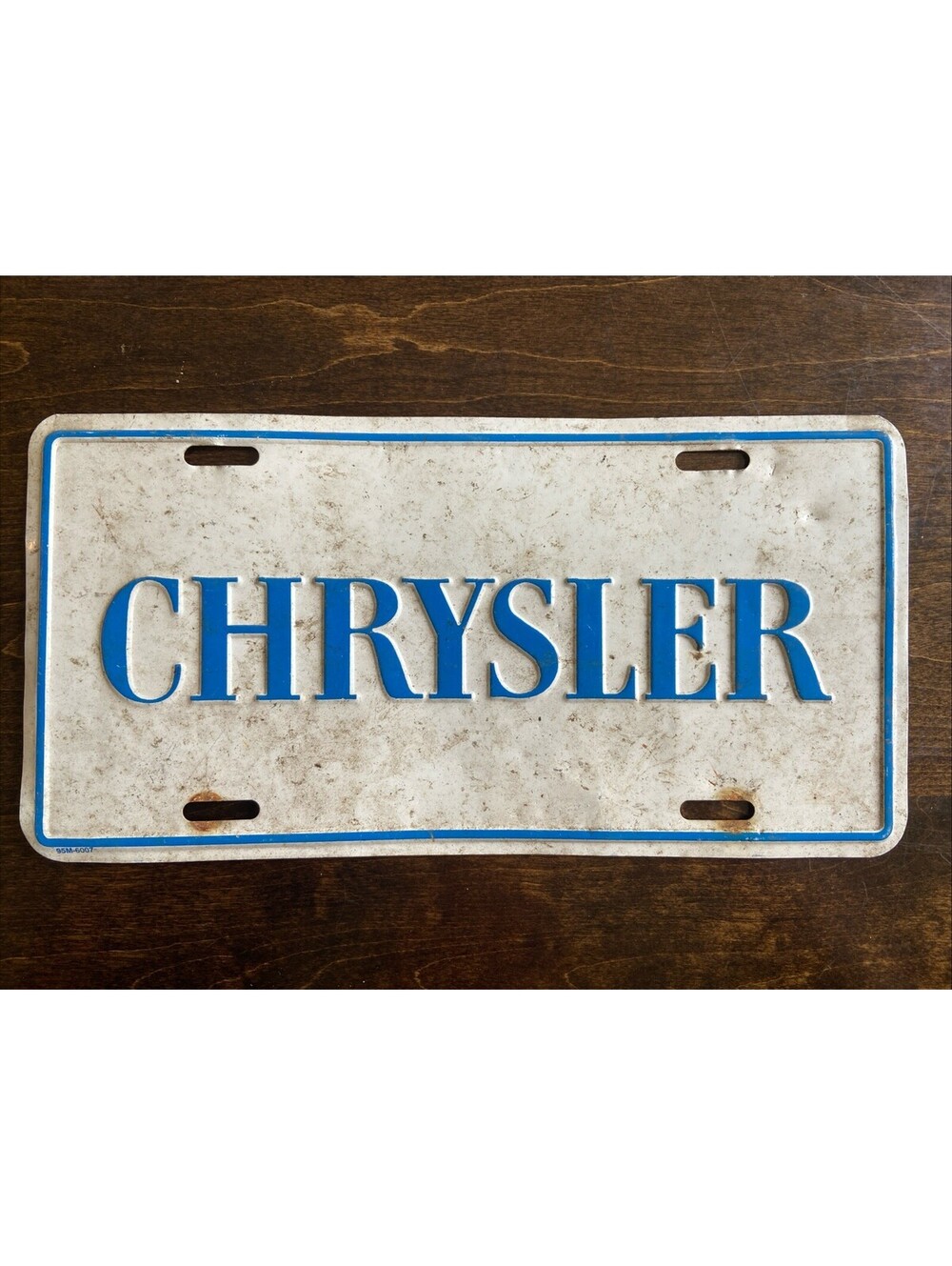 Chrysler License Plate Expired Vintage Vanity Chevy